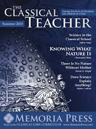 Memoria Press: The Classical Teacher